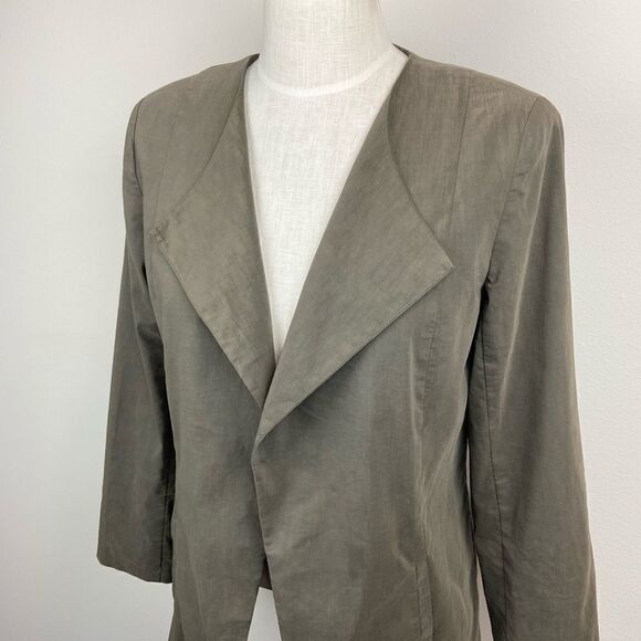 Eileen Fisher Virgin Wool Open Front Jacket - Picture 2 of 6